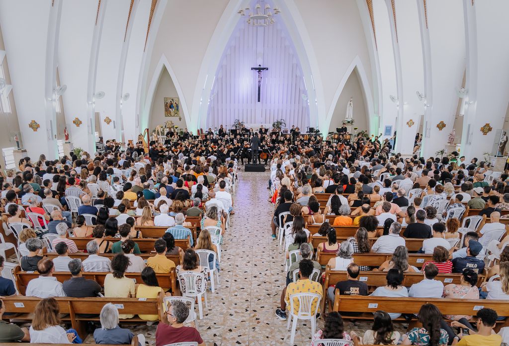 Osba realiza concerto gratuito no Santuário Nossa Senhora de Fátima, neste domingo (12)