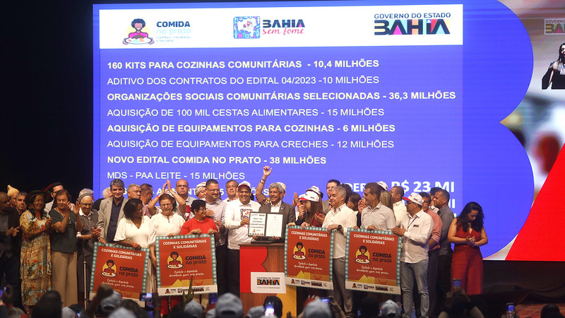 Governo da Bahia realiza o maior investimento do país em ações de combate à fome