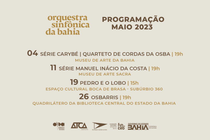 Programação OSBA Maio 2023