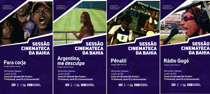 A paixão pelo futebol é o tema dos filmes que serão exibidos neste sábado (20) no Programa Ardor