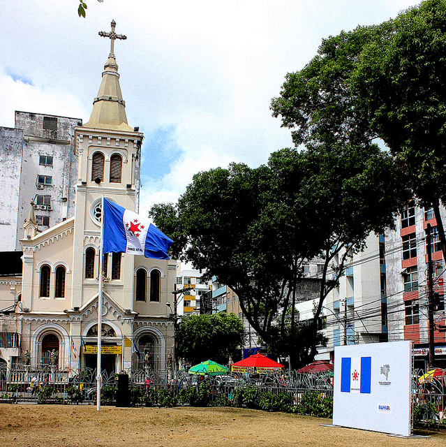 Hasteamento da Bandeira Revolta dos Buzios /Foto: Rosilda Cruz