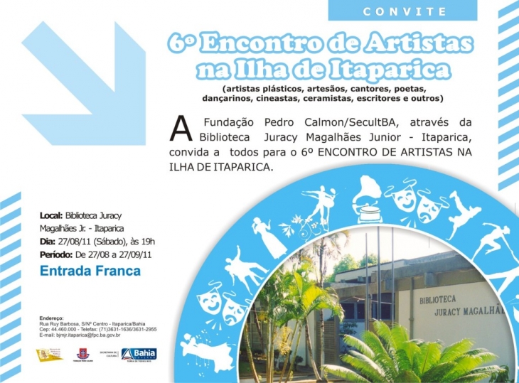 6 encontro de artistas na Ilha