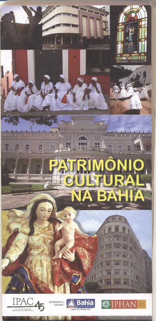 IPAC lança folder dos Patrimônios Culturais da Bahia