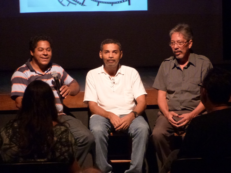 Romualdo Lisboa, pro. Dirceu Alves e Emiron Gouveia - foto Felipe de Paula