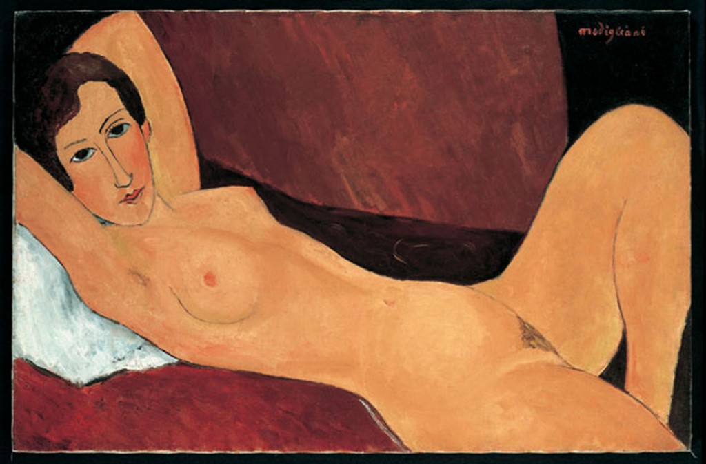 Grande figura nua deitada - Céline Howard, Amedeo Modigliani, 1918 (1)