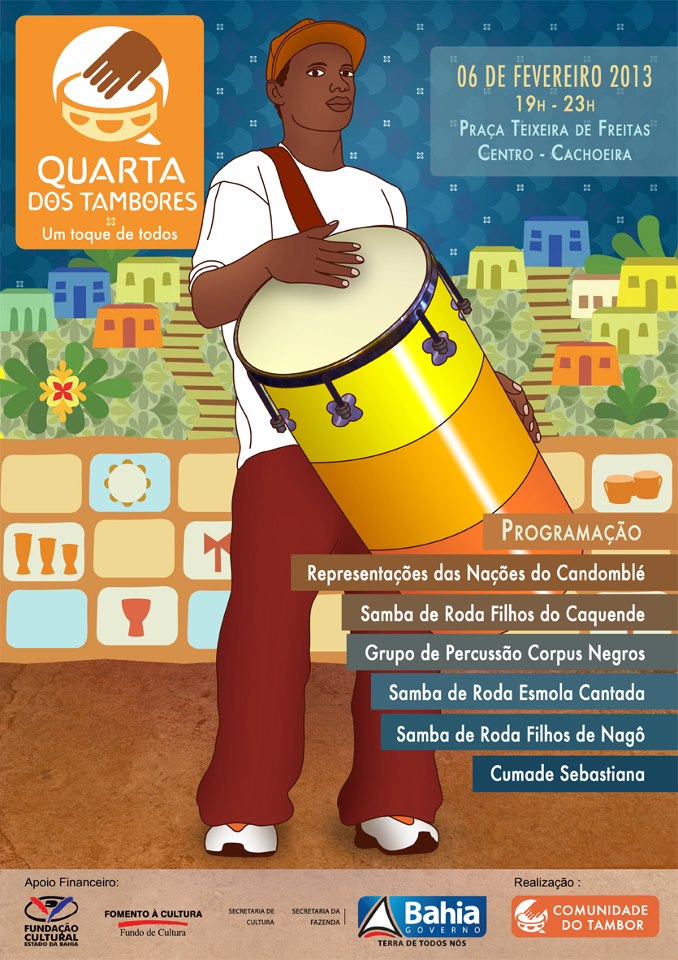 PROGRAMACAO 16 QUARTA DOS TAMBORES