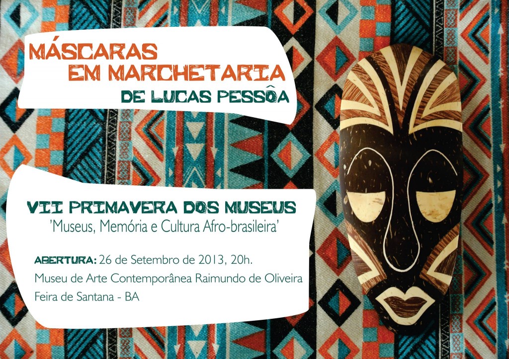 Máscaras em Marchetaria - Divulgação 1