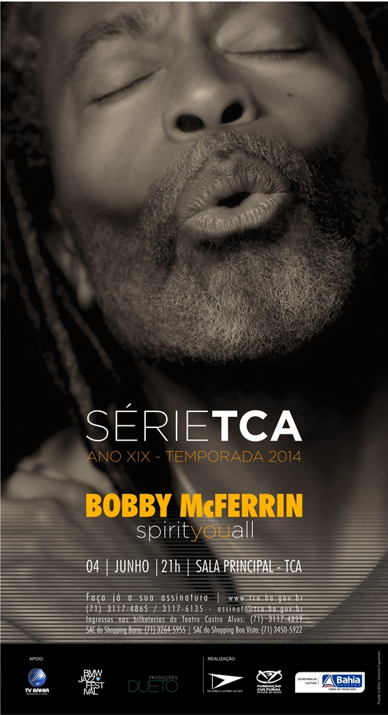 Cartaz Série TCA_Bobby Mcferrin