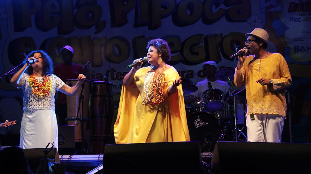 Fabiana Cozza, Sandra Sioes e Tito Bahiense Largo do Pelourinho 17 FEV 2015 © Sidney Rocharte