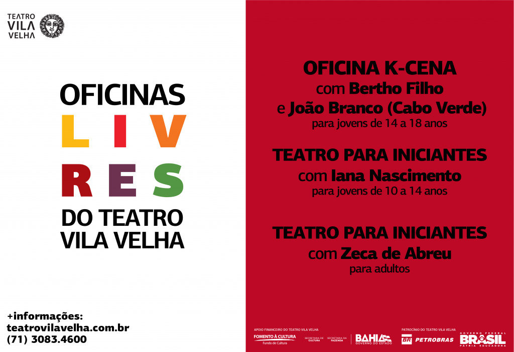 Oficinas LIVRES do Teatro Vila Velha