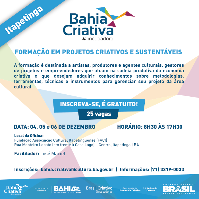 Bahia Criativa em Itapetinga