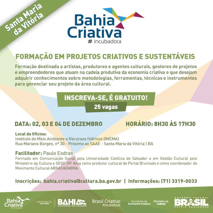 Bahia Criativa em Santa Maria da Vitória