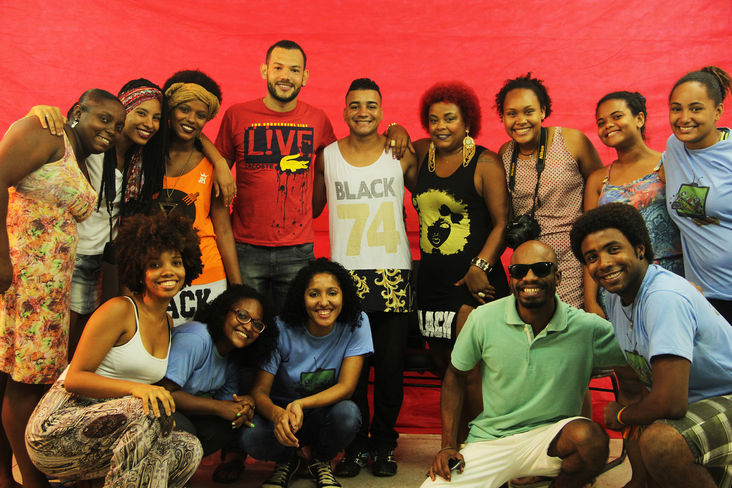 Turma do projeto Juventude Negra e Participação Política