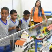 Centro Interativo do Detran recebe crianças para orientações sobre risco de acidentes