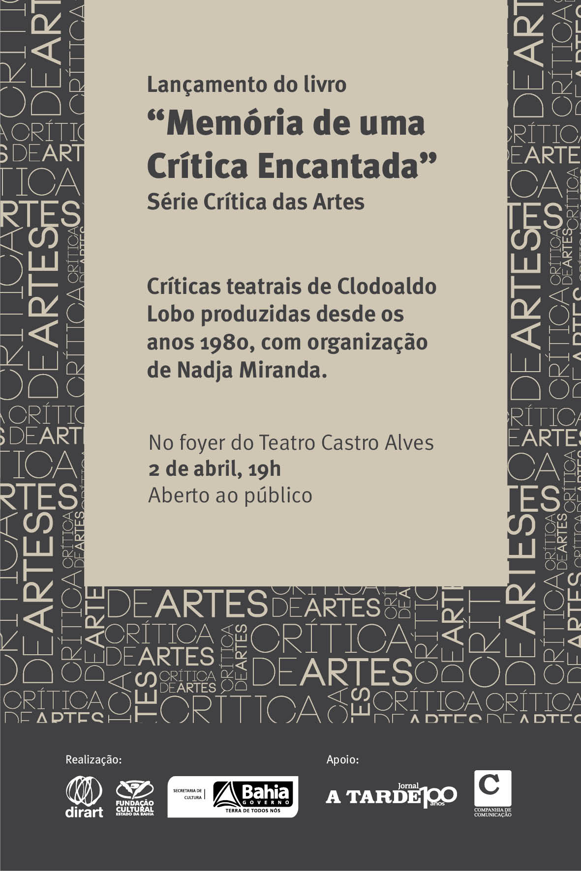 Memória de uma Crítica Encantada - webflyer