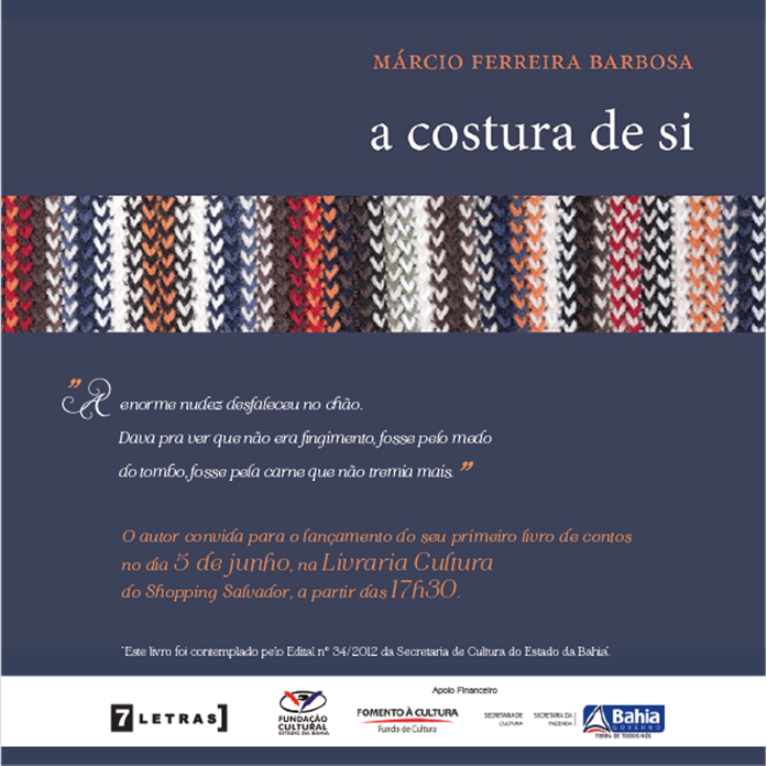 CONVITE - LANÇAMENTO DE MÁRCIO BARBOSA FERREIRA