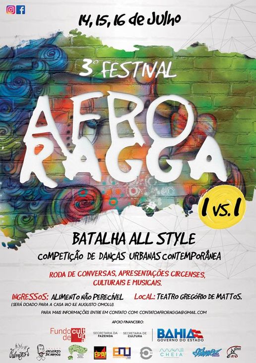 III Festival Afro Ragga promove oficinas, batalha de mc’s e danças urbanas
