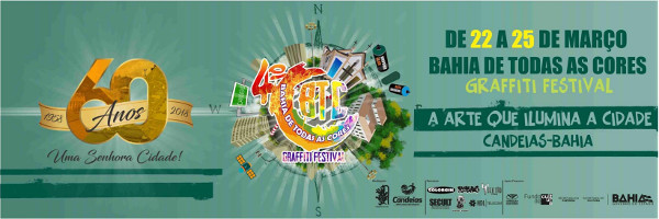 Festival de Graffiti Bahia de Todas as Cores – BTC (Imagem: Divulgação)