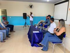 Comunidade rural de Santana participa de reunião sobre regularização do uso da água em Cachoeirinha