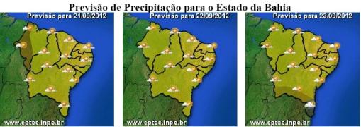 Mapas de Previsão de Precipitação