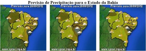 Mapas de Previsão de Precipitação