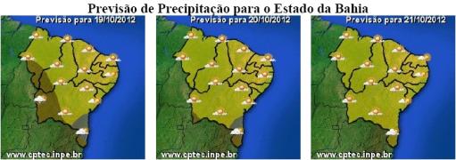 Mapas de Previsão de Precipitação