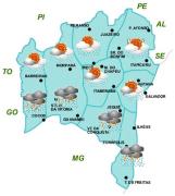 Mapa de Previsão por Regiões