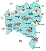 Mapa de Previsão por Regiões