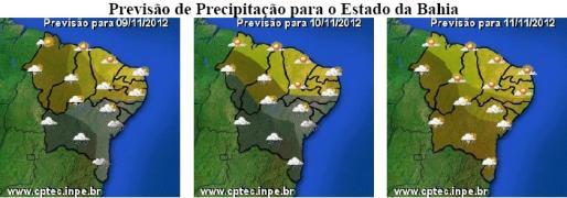 Mapas de Previsão de Precipitação