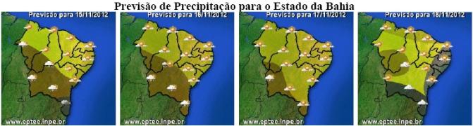 Mapas de Previsão de Precipitação