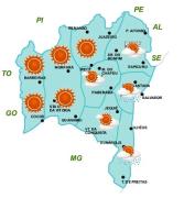 Mapa de Previsão por Regiões