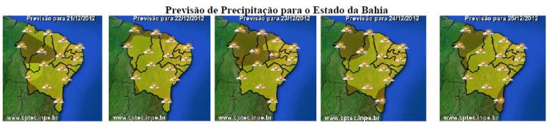 Mapas de Previsão de Precipitação