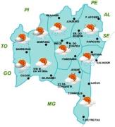 Mapa de Previsão por Regiões