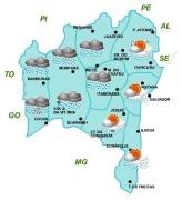 Mapa de Previsão por Regiões