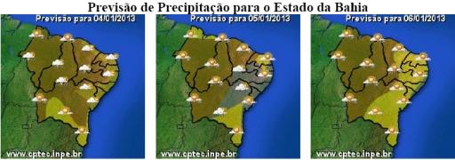 Mapas de Previsão de Precipitação