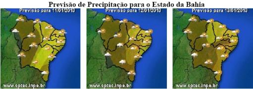 Mapas de Previsão de Precipitação