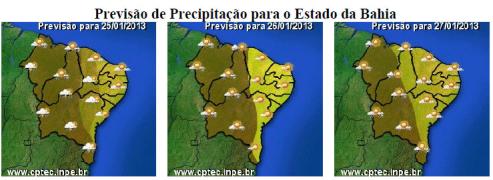 Mapas de Previsão de Precipitação