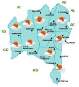 Mapa de Previsão por Regiões