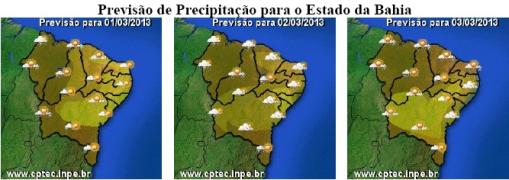 Mapas de Previsão de Precipitação