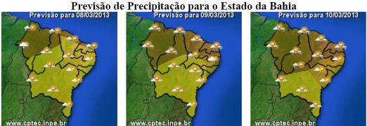 Mapas de Previsão de Precipitação