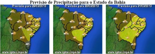 Mapas de Previsão de Precipitação