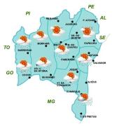 Mapa de Previsão por Regiões