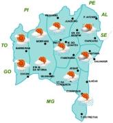 Mapa de Previsão por Regiões