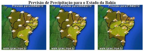 Mapas de Previsão de Precipitação