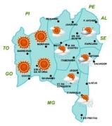 Mapa de Previsão por Regiões