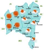 Mapa de Previsão por Regiões