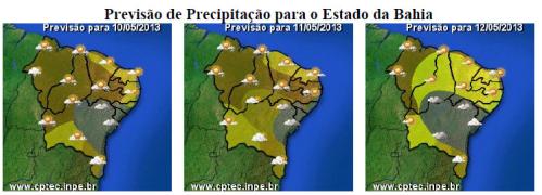 Mapas de Previsão de Precipitação