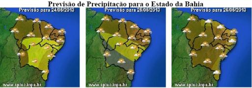 Mapas de Previsão de Precipitação