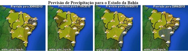 Mapas de Previsão de Precipitação