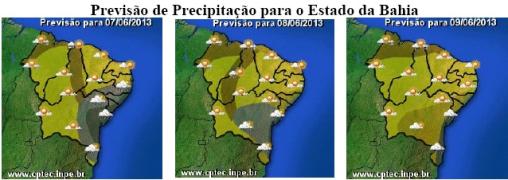 Mapas de Previsão de Precipitação